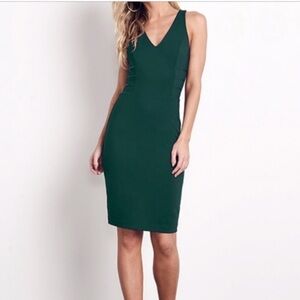 ALI & JAY Emerald Green Bodycon Sheath Dress